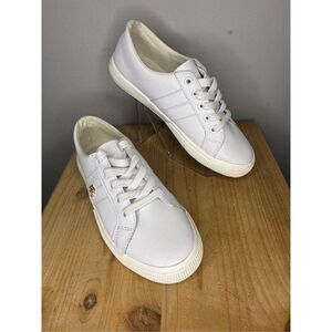 Ralph Lauren Janson‎ Women's Lace Up Round Toe Leather Sneaker Size 6.5B
